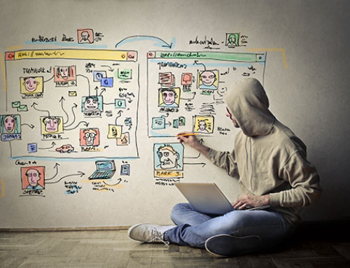 Webmaster al lavoro per un buon sito web